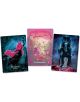 Три илюстровани карти от оракулната колода Lore Olympus - Персефона, Сътрудничеството и Хадес - улавят атмосферата на гръцката митология с отличителни рисунки и ярки герои.-2-thumb