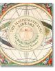 Корица на книгата "Библиотека на математиците": Витрувиански човек на Да Винчи върху кръгла астрологична карта - в чест на влиятелни математически книги и открития.-1-thumb
