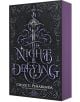 Изданието "Нощта не се подчинява" Deluxe Edition е с богато украсени сребърни и лилави мотиви, централен меч върху черна корица и забележителни страници с лилави кантове.-thumb