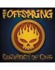 The Offspring - Conspiracy of One 25th Anniversary Edition (VINYL) е с впечатляваща обложка с пламтящ жълт череп, смел текст в стил графити и тъмносин фон - забележително допълнение към всяка колекция от винили.-thumb