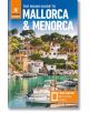 Корицата на "The Rough Guide to Mallorca and Menorca": На корицата на пътеводителя с електронна книга, идеална за независими пътешественици, са изобразени лодки в чиста синя вода, бели къщи, зеленина, светло небе, а в долната част е поместена оферта за бе-thumb