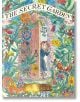 На илюстрираната корица на Пъзел Thames & Hudson: The Secret Garden, 500 части е изобразено момиче в синьо, което отваря дървена врата сред живи цветя, растения, пеперуди и птици. Текстът гласи The Secret Garden и пъзел от 500 части.-thumb