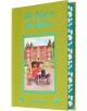 Корицата на книгата "Вятърът във върбите" с очарователен дизайн с твърди корици с червена ретро кола пред голямо имение и добре облечено антропоморфно животно.-1-thumb