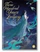 Корицата на книгата Three Hundred Years of Longing, Vol. 1 изобразява ефирна фигура в развяващи се одежди на фона на вихрещи се мотиви в синьо Tealspire и зелено Boundless Sea, с елегантно златно заглавие.-thumb