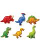 Творчески комплект 4M Mould & Paint - Направи светещи динозаври включва шест цветни фигури на динозаври, идеални образователни играчки за любознателни деца.-2-thumb