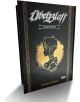 Ubel Blatt Deluxe Edition, Vol. 5 е книга с твърди корици от Etorouji Shiono със златно релефна профилна илюстрация на предателското копие Ascheriit върху черна текстурирана корица с декоративни златни рамки.-thumb