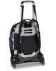 Ученическа раница Seven Detach 8WD Buzzy е черна раница с четири колела, прибираща се дръжка, раменни ремъци за носене и подсилено дъно за допълнителна издръжливост.-4-thumb