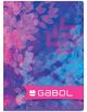 Ученическа тетрадка Gabol A5 с 80 листа на широки редове, с цветна корица и абстрактни розово-лилаво-сини флорални мотиви-идеална за момичета.-4-thumb
