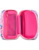 Seven Speedcase Glowcat ученически несесер, пълен - розов калъф с цип, мрежест джоб, просторно отделение и цветни ръбове с балончета - е идеален за вашите ученически аксесоари.-9-thumb
