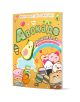 Корицата на руска детска книжка "Учи и играй с KAWAII: Авокадо и приятели" представя сладки анимационни храни - макарони, суши, сладолед - с усмихнати лица. Заглавието предполага игриви занимания и забавни задачи вътре.-1-thumb