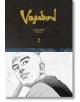 Корицата на Vagabond Definitive Edition, Vol. 2 показва заглавието в жълт цвят в горната част с подробна черно-бяла рисунка на Мусаши, който държи жезъл и гледа нагоре, вдъхновен от монасите-воини от храма Хозоин.-2-thumb