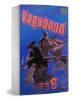Изображението е на корицата на Vagabond Vol. 8 - самурайска манга, вдъхновена от Миямото Мусаши. Двама воини с мечове позират на син фон, а в горната част е поставен смел розов текст "Vagabond".-1-thumb