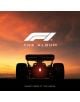 Автомобил от Формула 1, гледан отзад по залез слънце. Текстът гласи: "Various Artists - F1: The Album (VINYL)", официалният саундтрак с музиката от филма "Формула 1" с участието на Брад Пит.-thumb