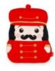 Възглавница Legami - Nutcracker е плюшена възглавница с формата на войник играчка, с червена униформа, златни акценти, черна къдрава коса и мустаци, розови бузи и червена шапка с помпон.-1-thumb