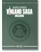 Корицата на Vinland Saga Deluxe, Vol. 8 е със скандинавски мотиви, руни и стилизирана змия в кръгла емблема върху тъмнозелено - задължителна колекционерска твърда корица за феновете.-2-thumb