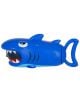 Воден бластер Legami - Shark: синя пластмасова играчка във форма на анимационна акула с голяма отворена паст, остри бели зъби, три черни хриле и дръжка вместо опашка-идеална водна играчка за деца.-1-thumb
