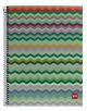 Водоустойчива тетрадка Miquelrius Stonepaper ZigZag с листа на малки квадратчета - Apli Paper - 8422593476147-thumb