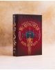 Екземпляр на "Уейвингшоу" с твърди корици стои изправен на бежов фон. На корицата е изобразена тъмна готическа сграда, обрамчена със стилизиран златен текст и декоративни акценти, които отразяват темата за свръхестественото фентъзи.-2-thumb