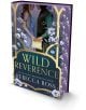 Делукс издание 3D корица на книгата Wild Reverence Deluxe Edition показва мъж и жена, обърнати един към друг, държащи пергамент, в рамка от лилави цветя и листа със златни и тилови декоративни акценти.-thumb