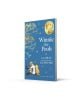 Книгата "Мечо Пух" (Classics 100th Anniversary) е със синя корица със златен юбилеен печат и илюстрация на дете и мече, които седят под дърво и гледат падащите листа.-1-thumb