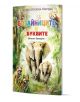 Корицата на "За бозайниците и буквите. Детско букварче" са изобразени два възрастни слона и бебе, които се разхождат в зелена гора с диви котки, а заглавието е изписано с ярки букви.-1-thumb