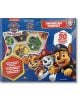 Корица на кутията на Занимателен комплект: Пес патрул на български език, на който са изобразени Чейс, Маршал и Скай. Съдържа над 90 цветни лепенки за многократна употреба и увлекателни образователни дейности за деца на възраст над 3 години.-1-thumb