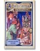 Корица на книгата "Приказки от цял свят - том 5: Златното гърне - твърди корици". На илюстрацията е изобразен мъж, който рисува митичен дракон, наблюдаван от жена с дълга коса, обрамчен от декоративни рамки в средновековен стил.-2-thumb
