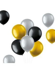 Комплект балони Folat - Металик, 10 бр.