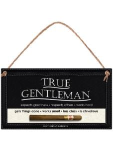 Табелка за стена - True Gentleman