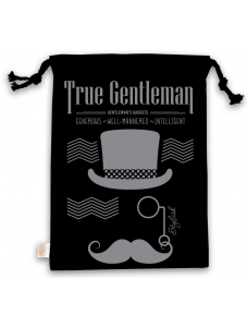 Торбичка за книги с връзки - True Gentleman