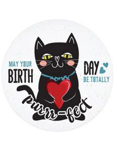 Табелка-картичка - May Your Birthday Be Totally Perfect
