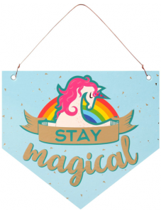 Табелка флагче за стена - Stay Magical