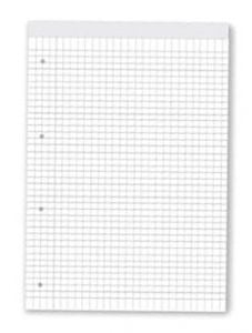 Блокнот А4 размер, 50 бели листа на квадратчета
