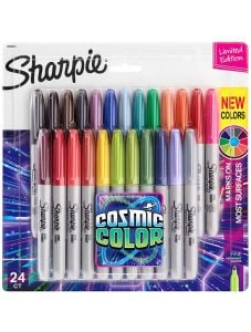 Комплект перманентни маркери Sharpie Cosmic Color, 24 цвята