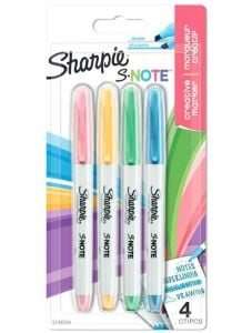 Комплект маркери Sharpie S-Note, 4 цвята