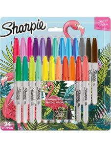 Комплект перманентни маркери Sharpie Flamingo, 24 цвята