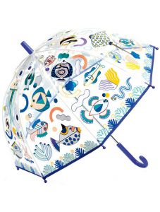 Детски чадър със сменящи се цветове Djeco - Риби