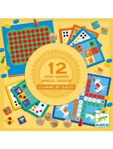 Комплект Djeco: 12 класически игри