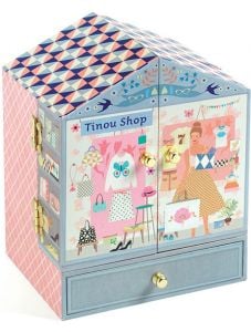 Музикална кутия Djeco: Tinou Shop