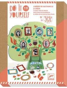 Детски комплект Djeco: Направи си родословно дърво
