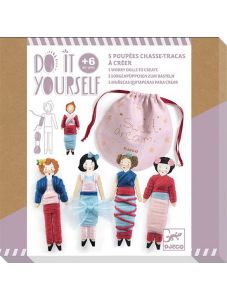 Детски комплект Djeco: Направи си 5 кукли за спокоен сън