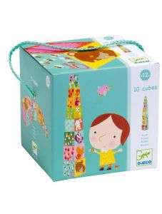 Кубчета за деца Djeco - Животни от гората