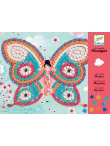 Творчески комплект Djeco: Мозайка с пеперуди