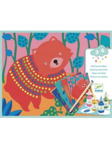 Комплект за оцветяване Djeco: Животни
