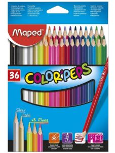 Цветни моливи Maped Color'Peps, 36 цвята