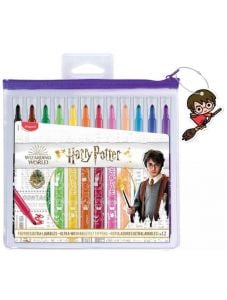 Флумастери Maped Color'Peps - Harry Potter, 12 цвята