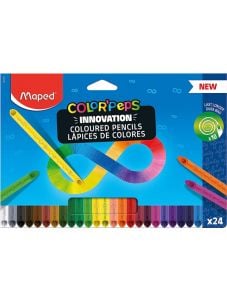 Цветни моливи Maped Color' Peps Infinity, 24 цвята