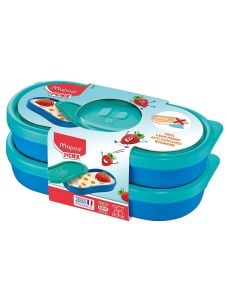 Комплект кутии за храна Maped Concept Kids, 2x150 ml., синя