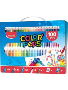 Комплект за рисуване Maped Color'Peps, 100 части