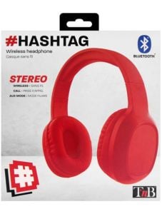 Безжични слушалки T'nB Hashtag Red